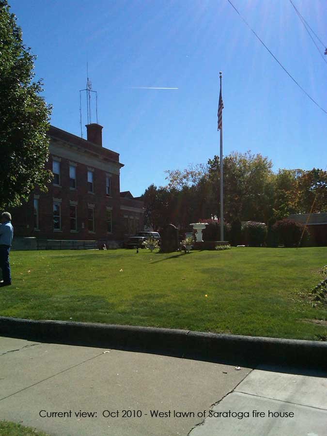 West lawn - Saratoga Fire House