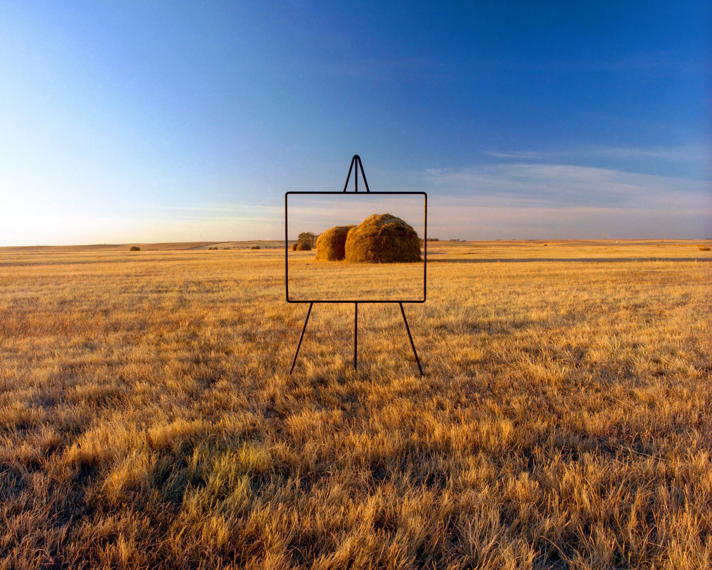 Monet Easel Landscape , Eastern Wyoming