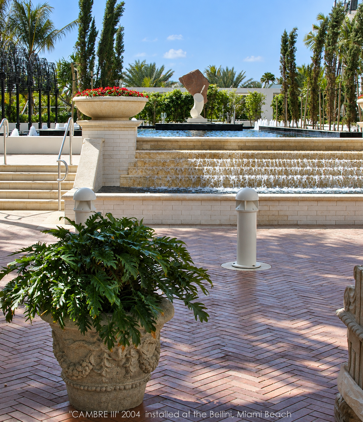 Installed at the Bellini Hotel resort Miami Beach, FL