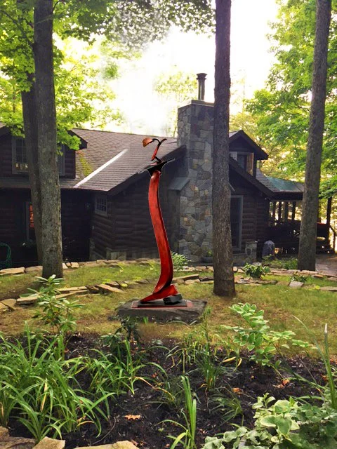 COLUMN 7-16"

2016, stone/ galvanized/powder-cated steel, 89"h x27"w x15"d