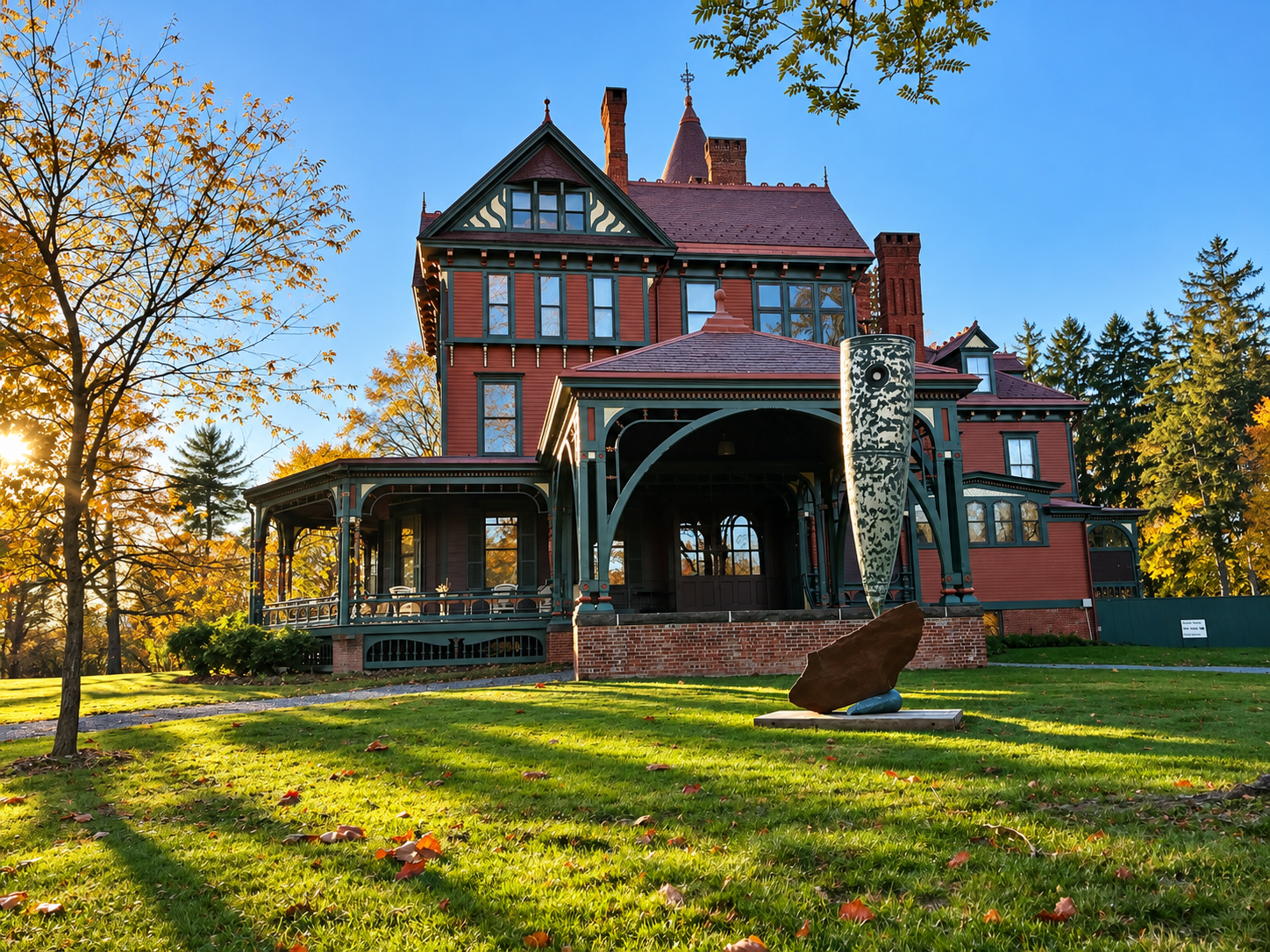 2019 installation along the Hudson River at Wilderstein historical site Rhinebeck, NY 
