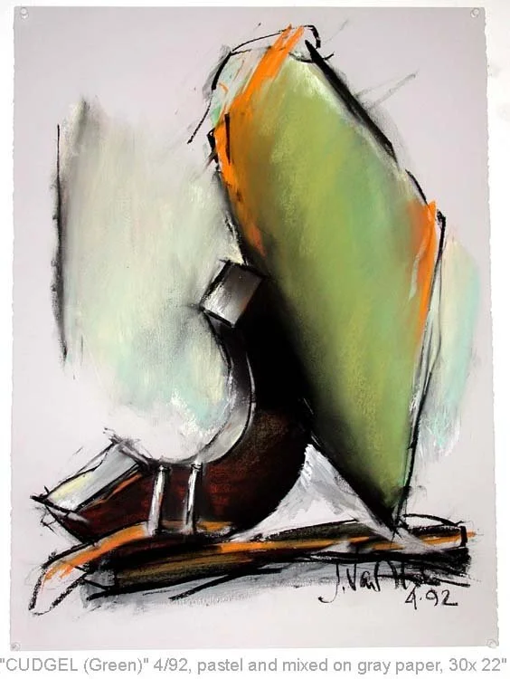 related pastel drawing