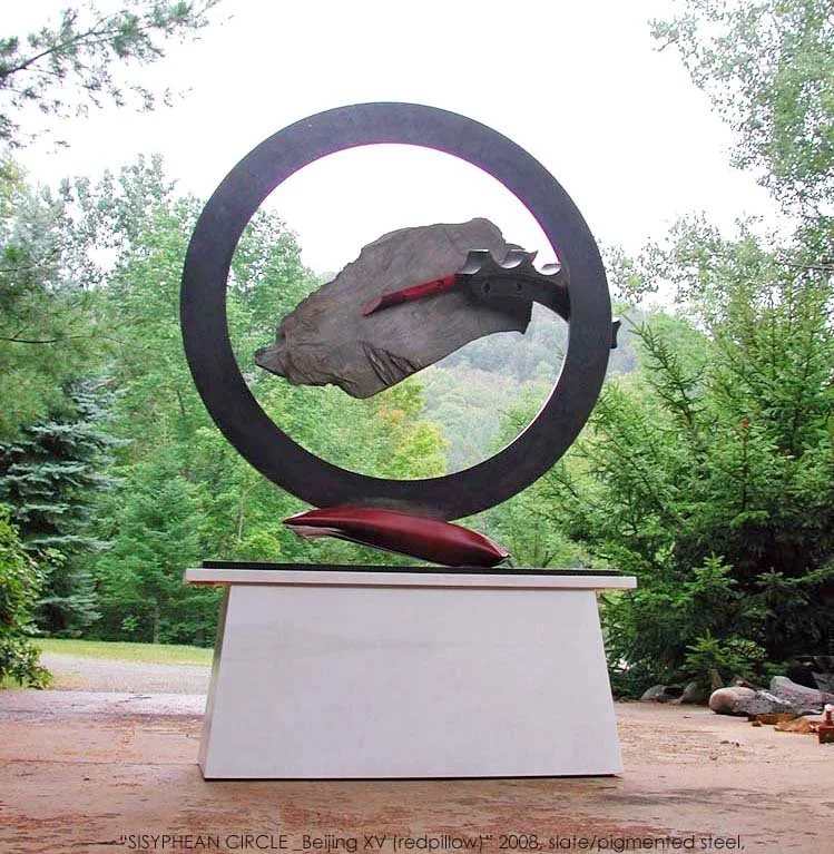 Sisyphean Circle - Beijing XV (Red-Pillow)