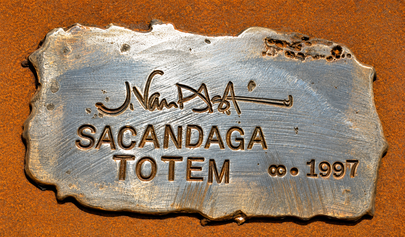 Title and signature plate