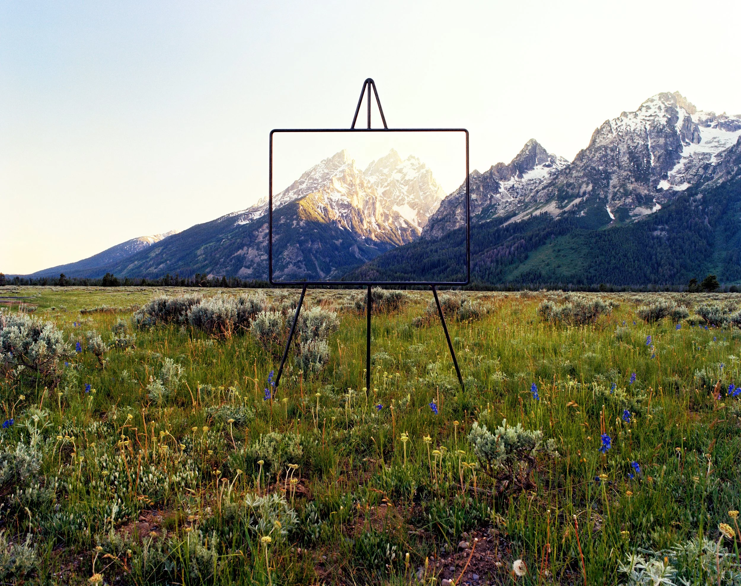 Teton Easel Landscape, Teton National Park, Wyoming