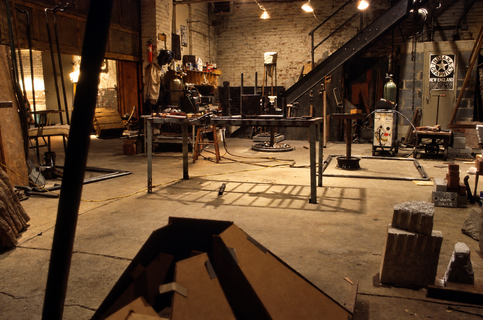 during fabrication - DC studio at 57 N Street NW
