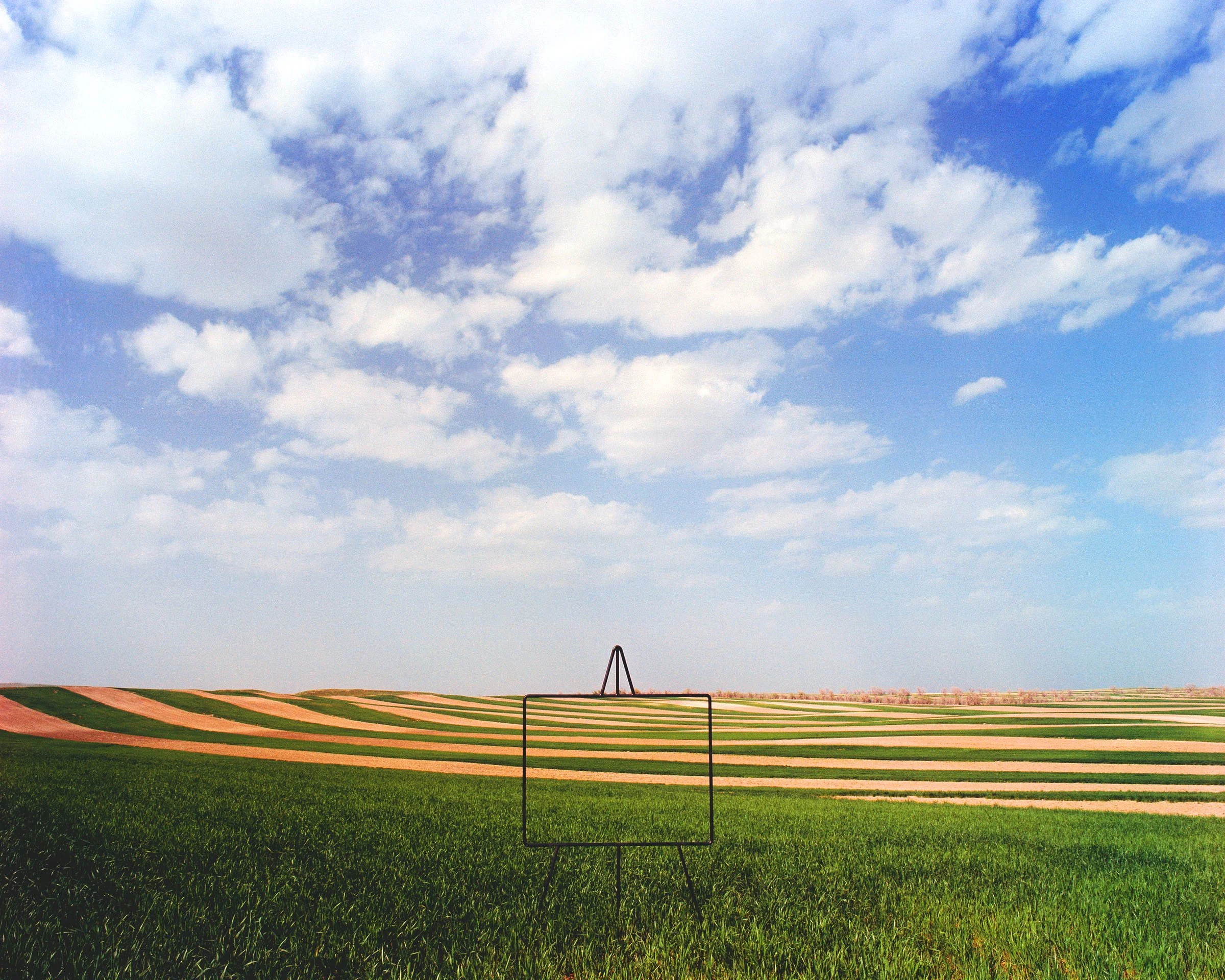 Abstract Easel Landscape, Iowa