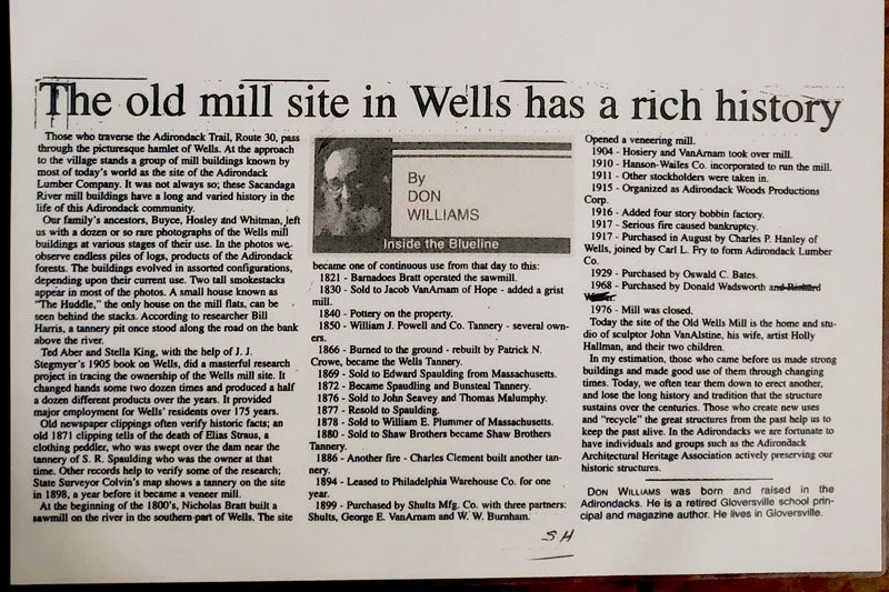 1999 artical in the Hamilton Co. News