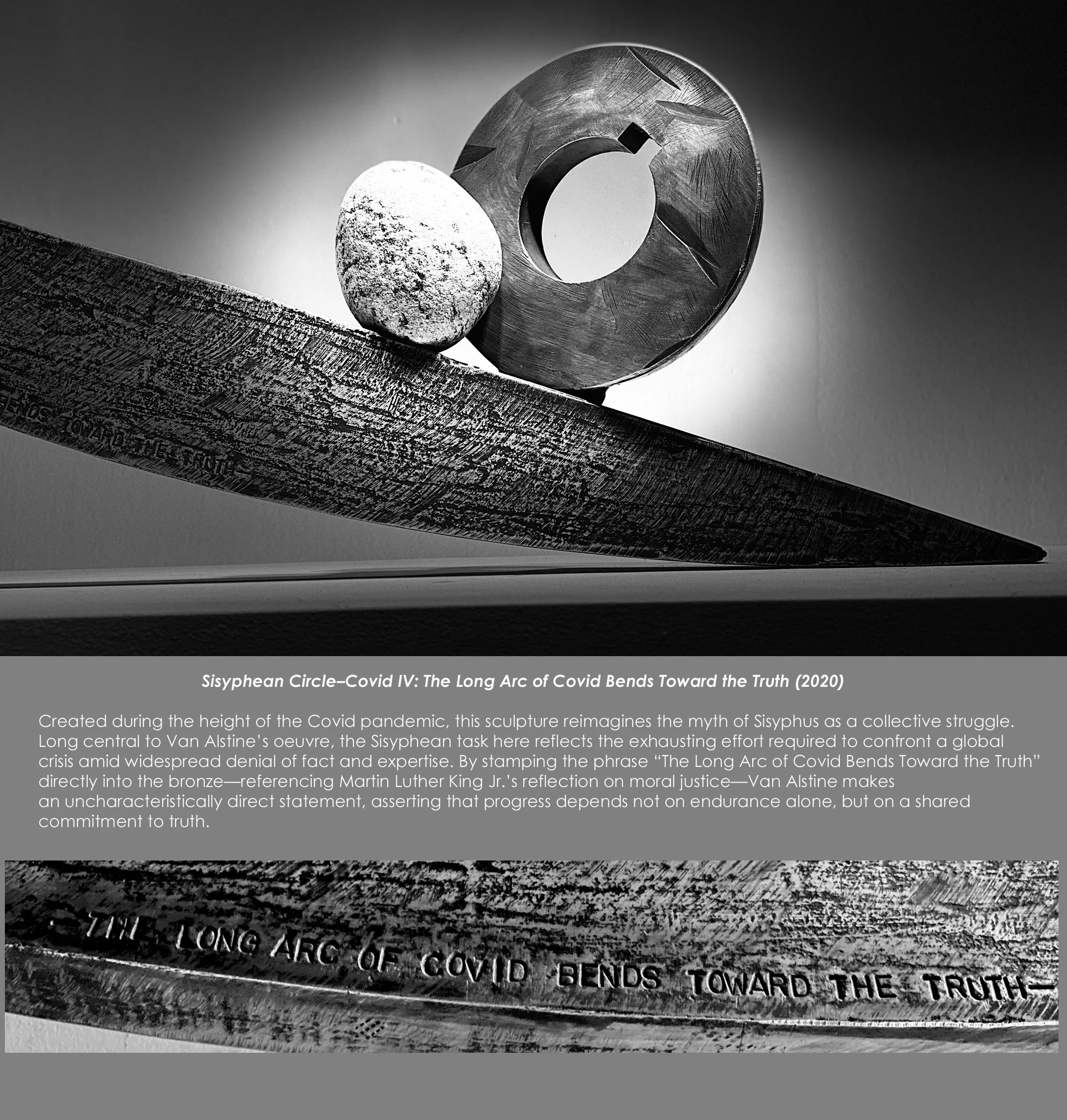 Sisyphean Circle - The Long Arc Of Covid Bends Toward The Truth (T-20-17)
