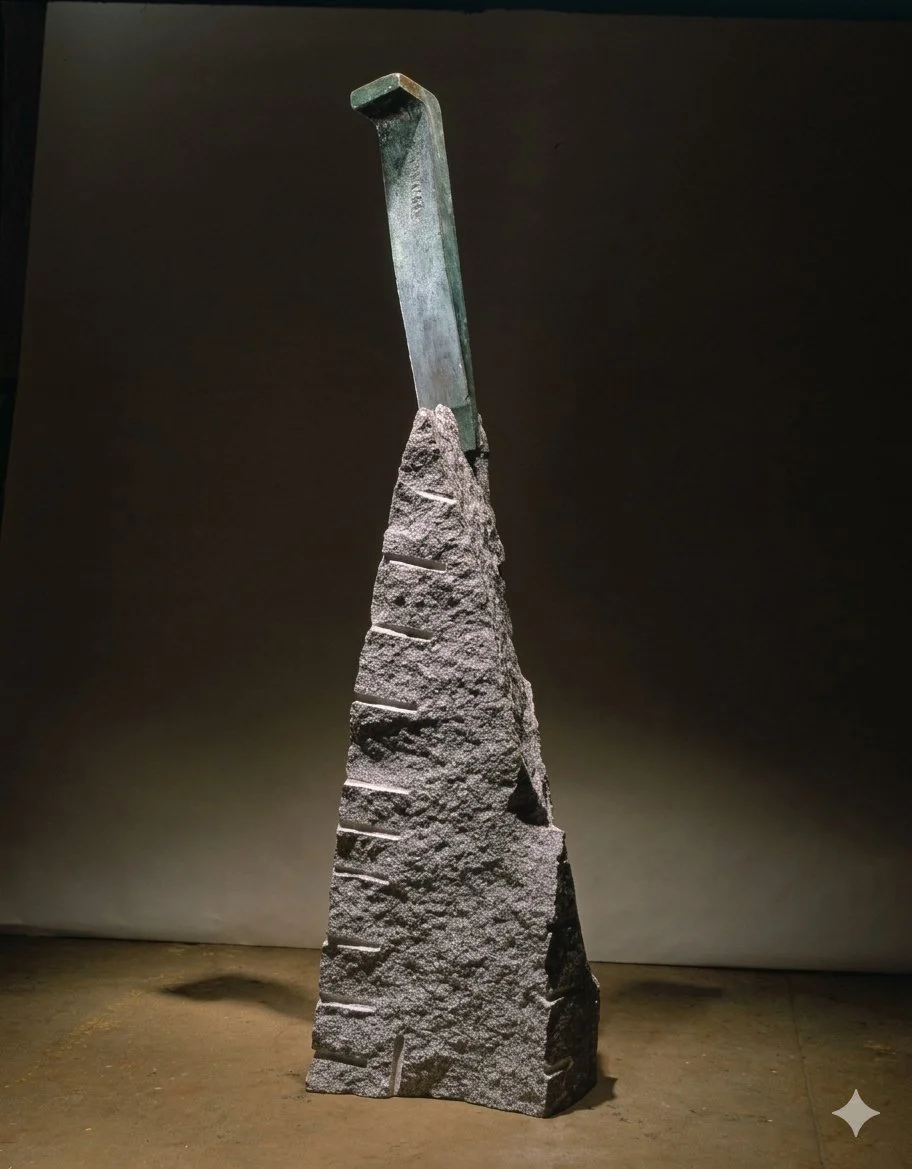Untitled (Stone W/Stick) (S-89--21)