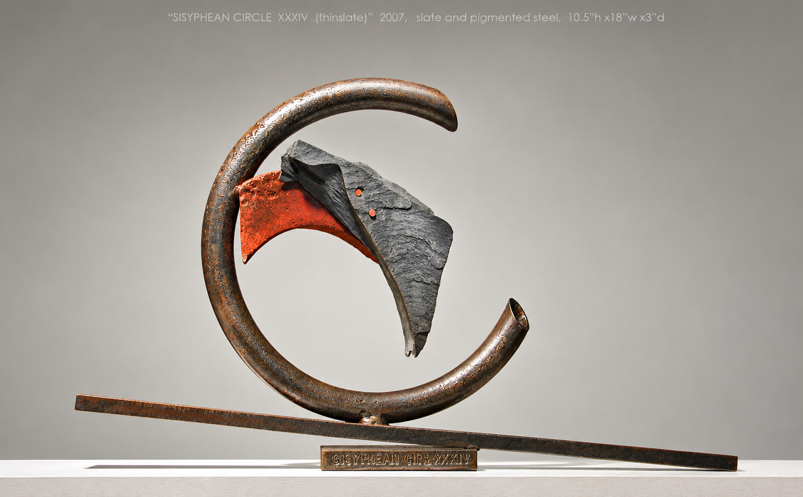 Sisyphean Circle XXXIV (Thin Slate) (T-07-28)