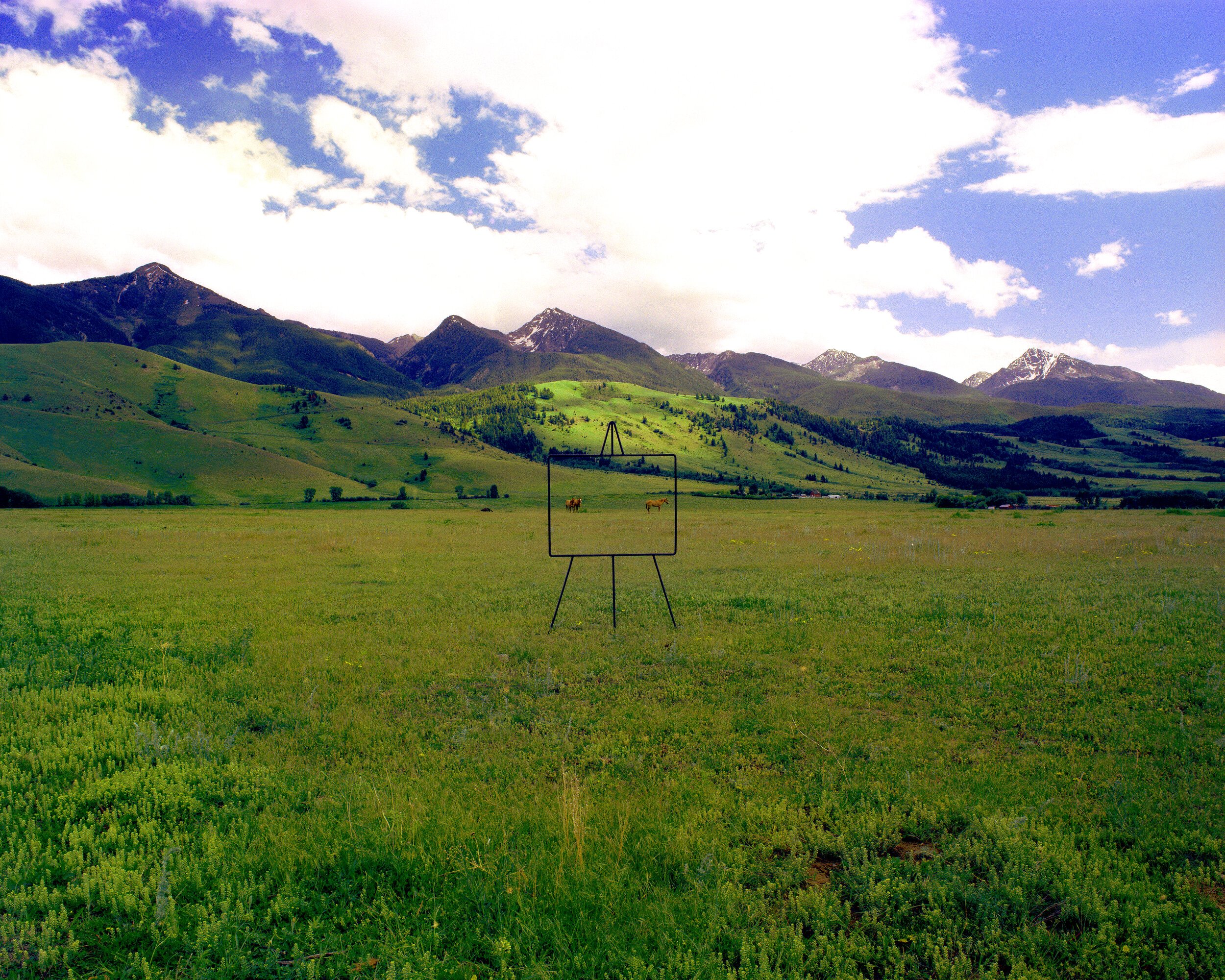 Montana Easel Landscape , near Bozeman, MT