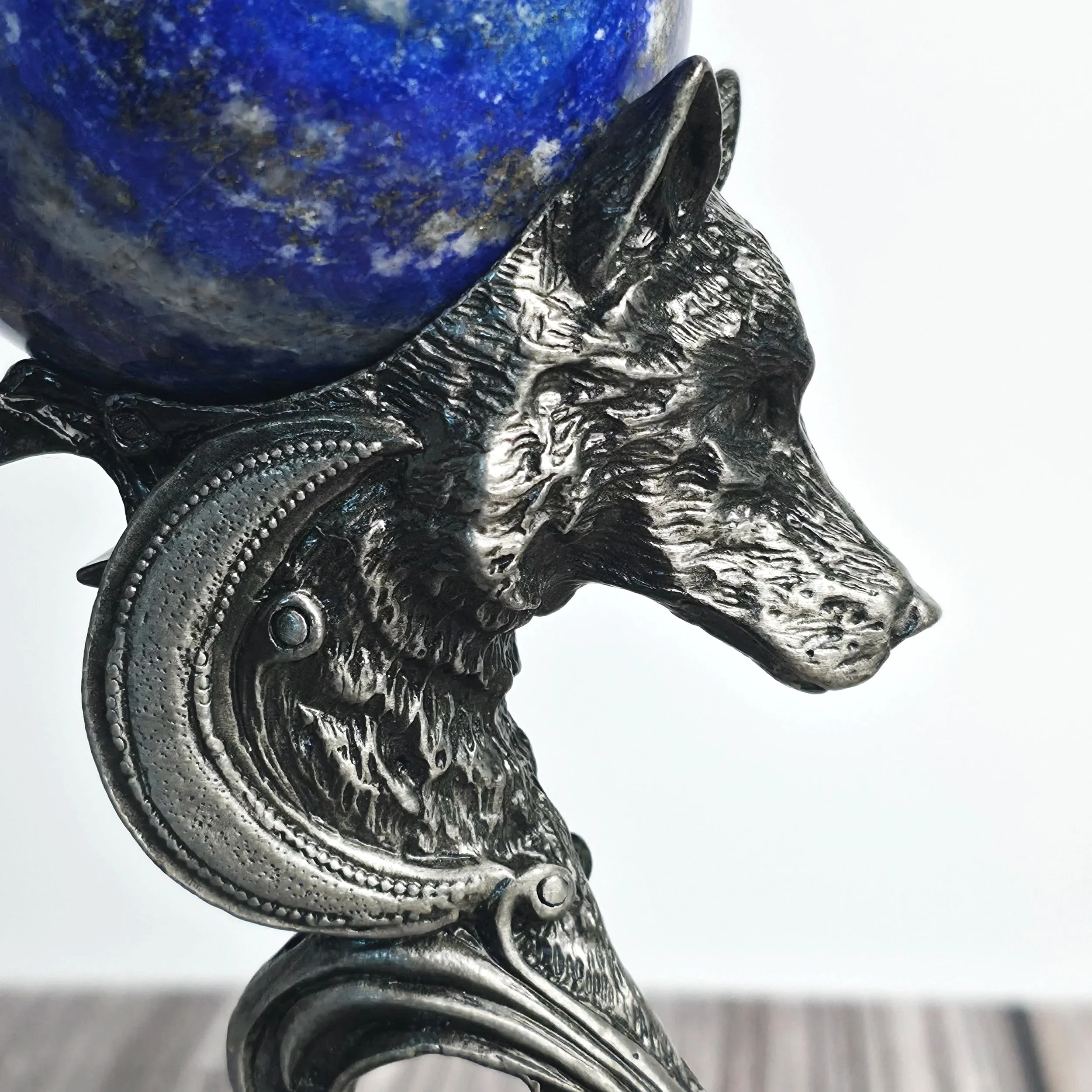 silver wolf moon sphere stand.jpg