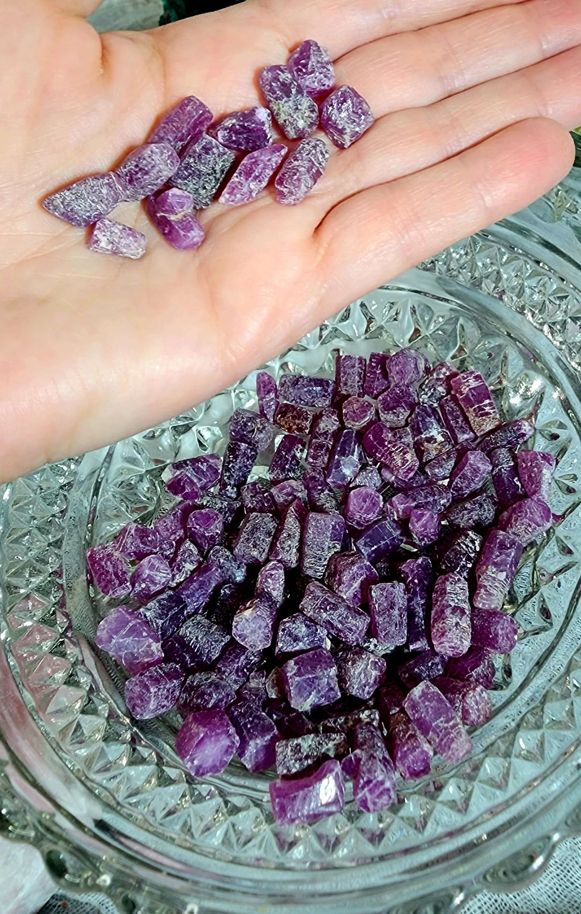 Raw Ruby Crystals