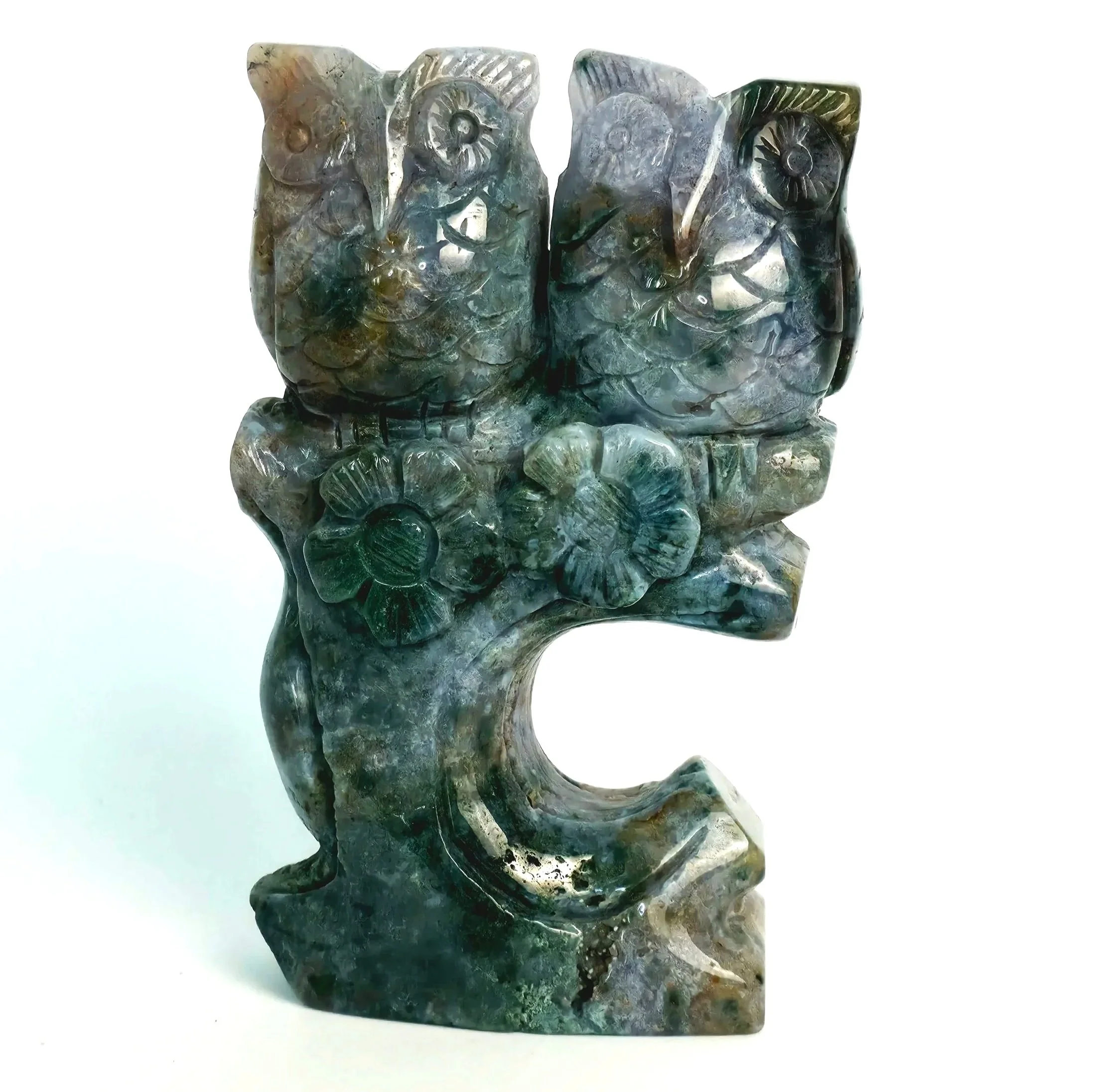 Ocean Jasper Moss Agate Twin Owls.jpg