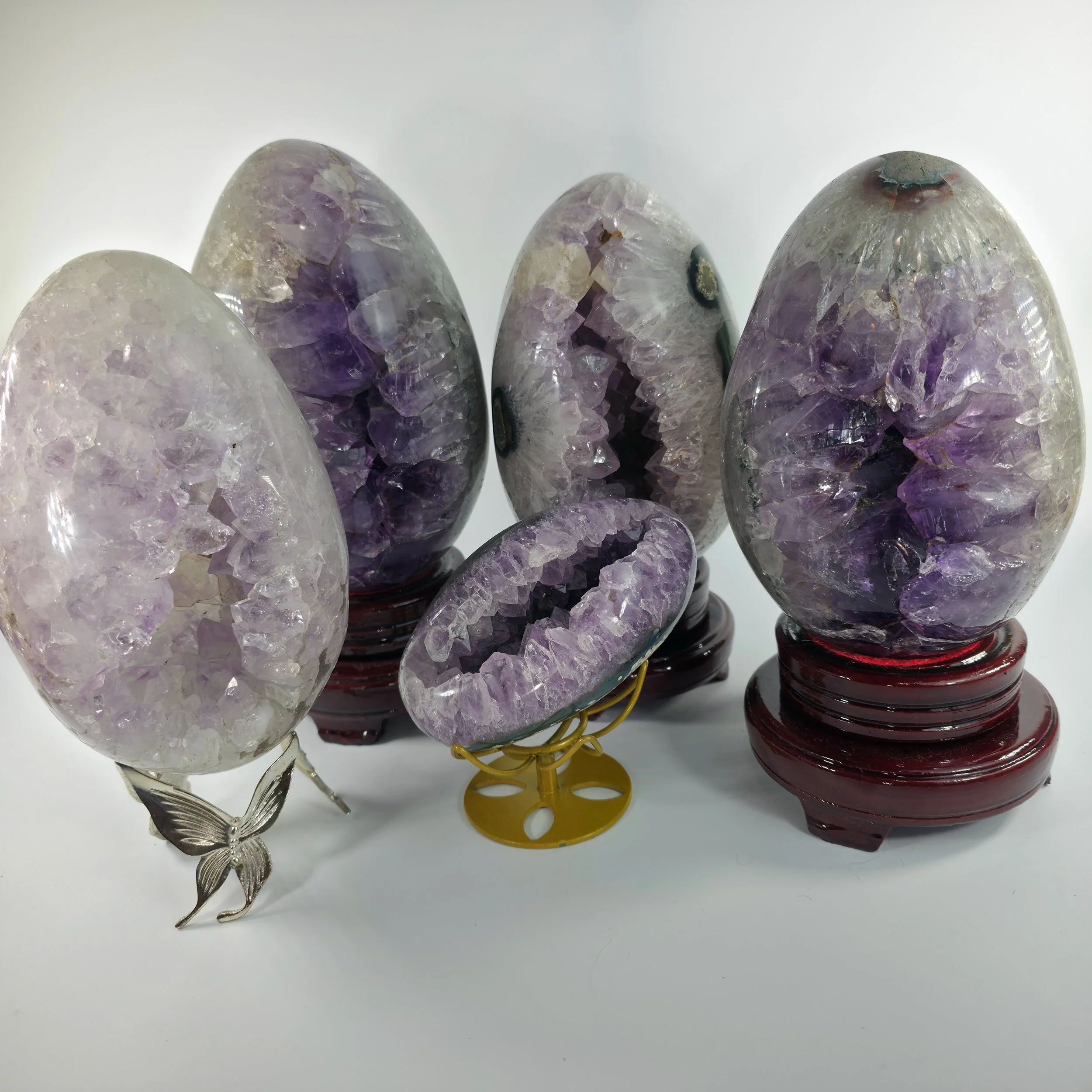 Large Amethyst Druzy Eggs from Brazil - Choose Your Favorite!