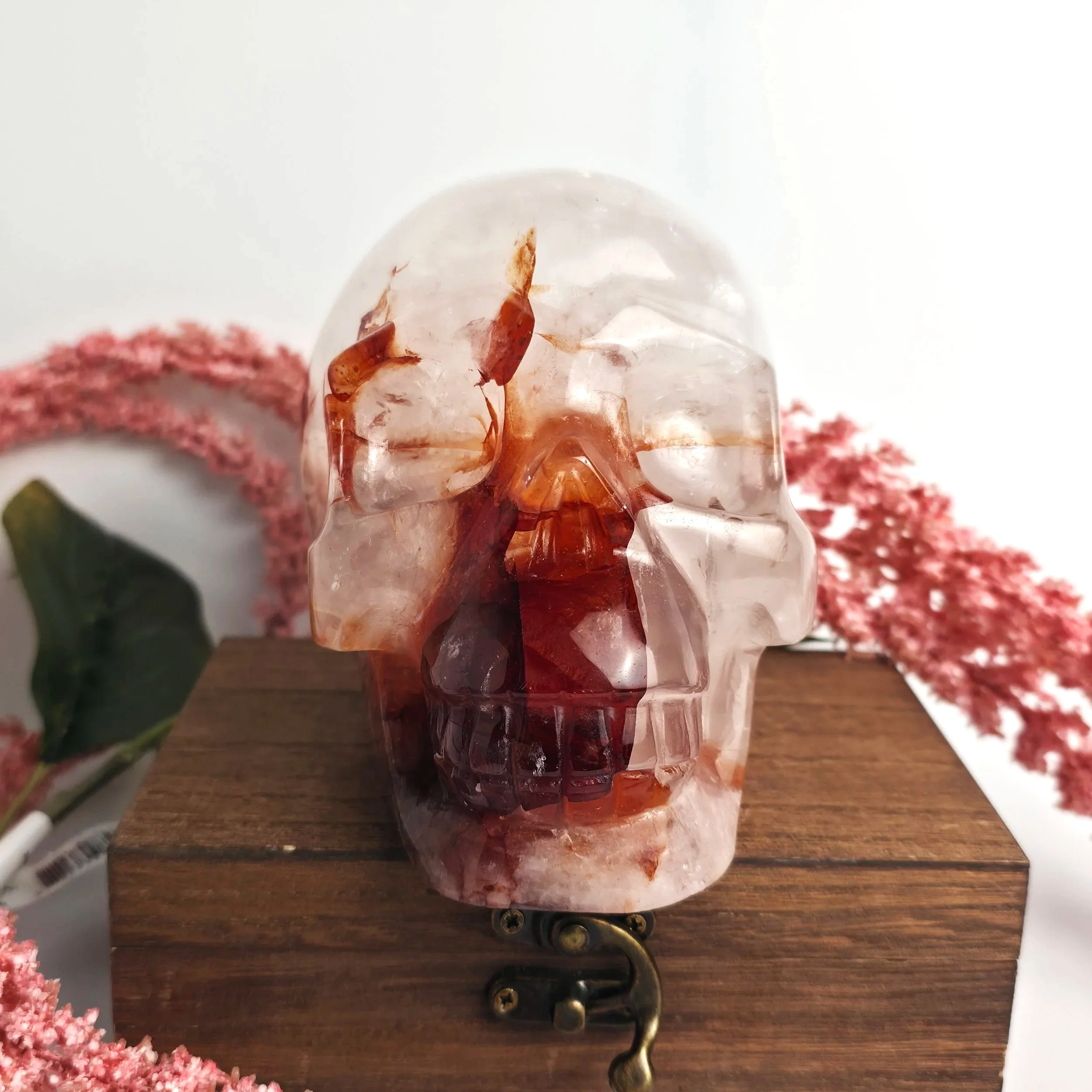 Clear Fire Quartz Skull.jpg