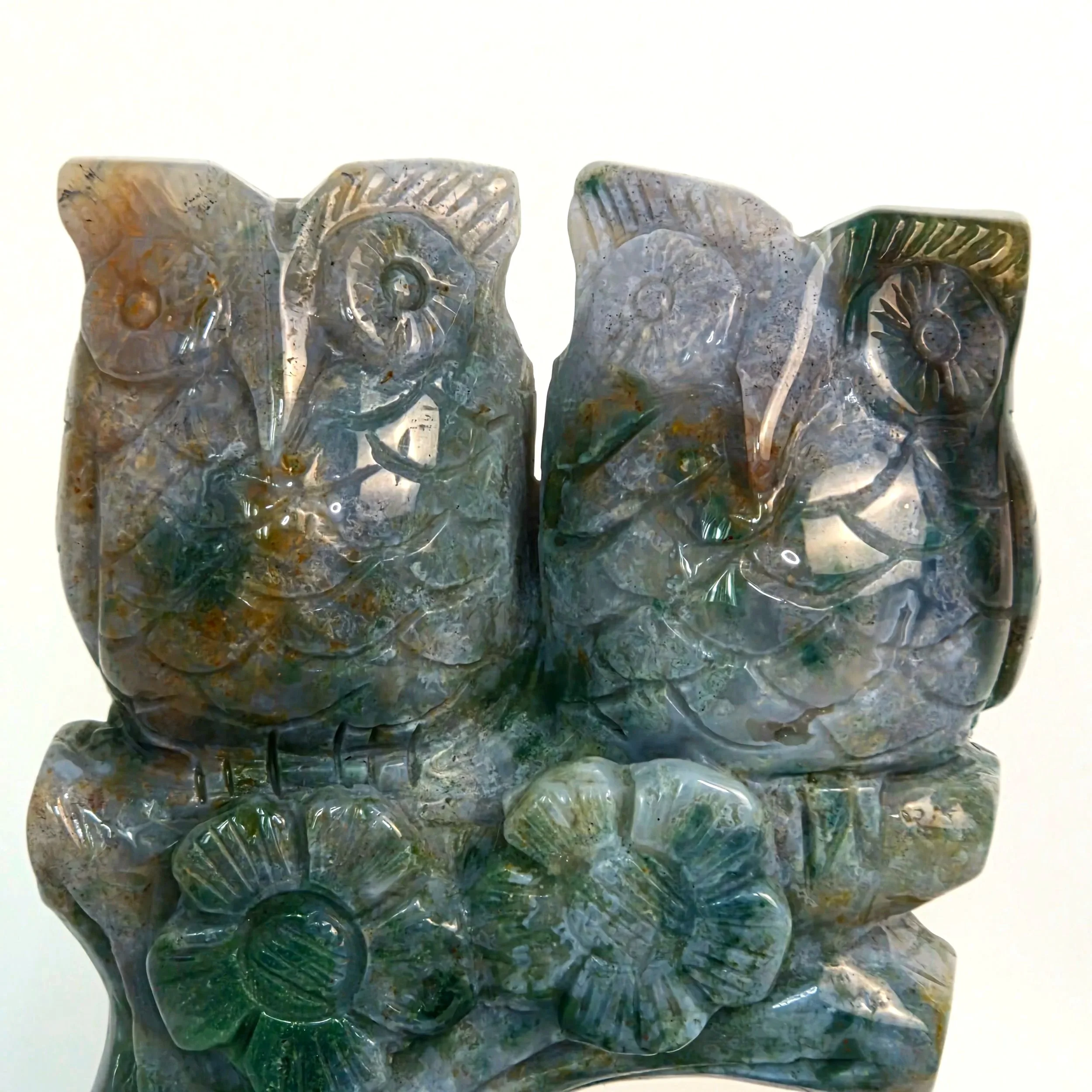Ocean Jasper Moss Agate Twin Owls.jpg