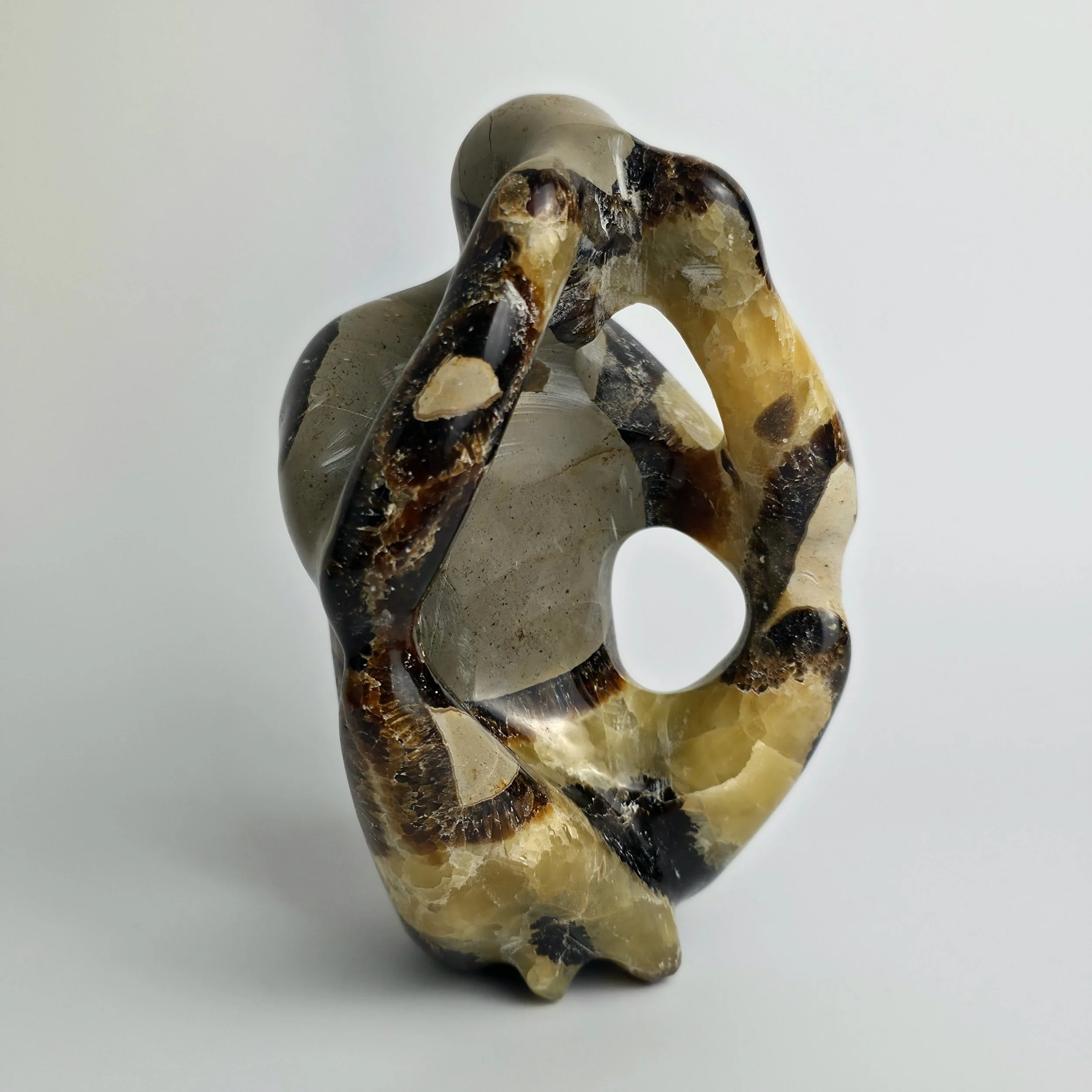 Septarian Thinking Man Sculpture