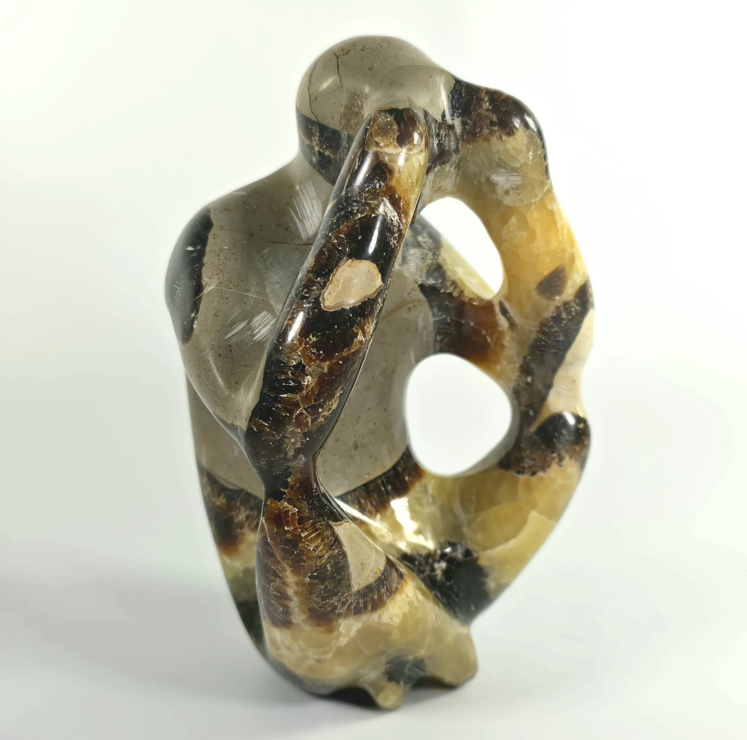 Septarian Thinking Man Sculpture