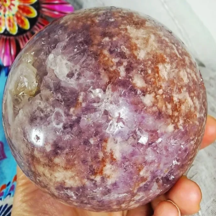 Pink Amethyst Sphere