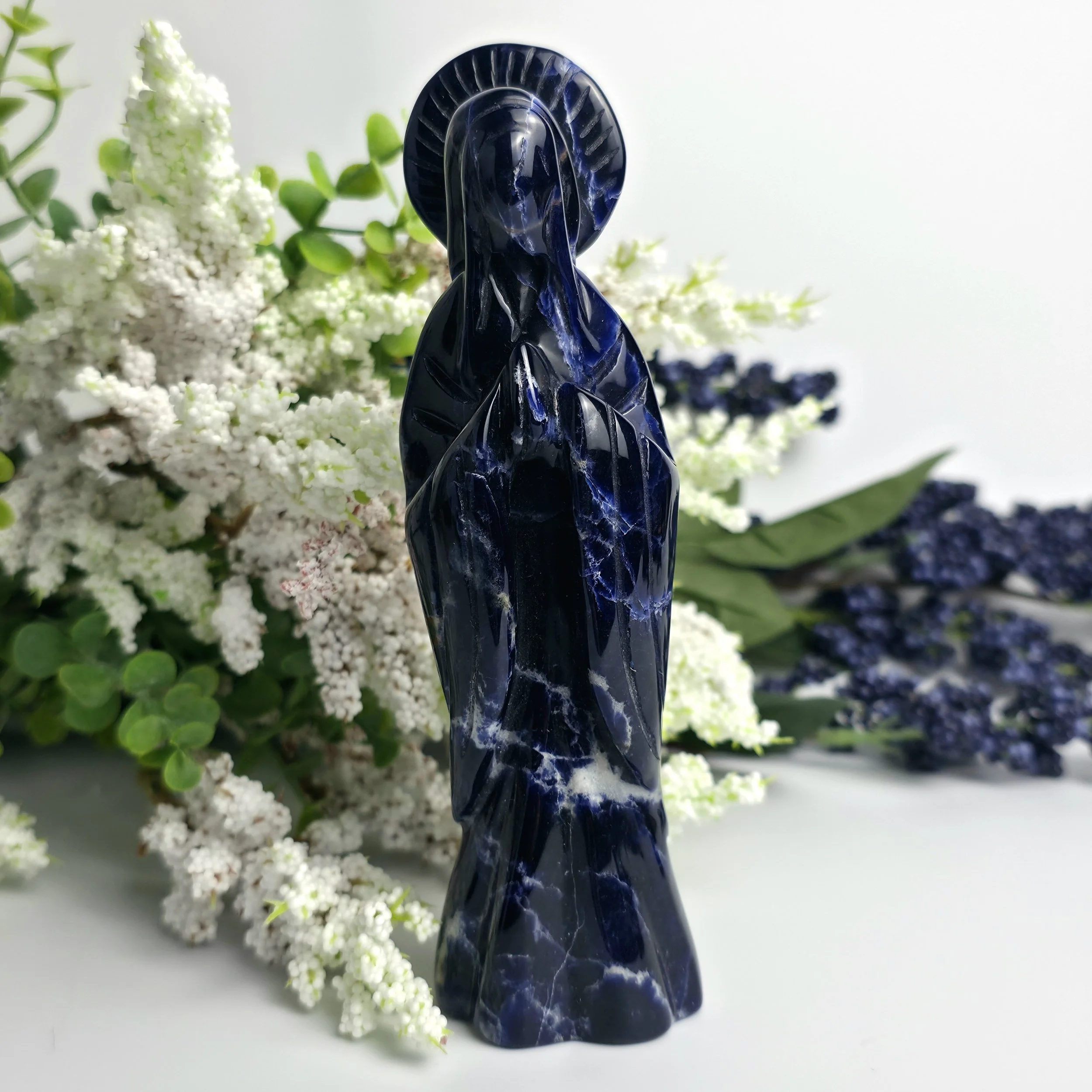 Sodalite Mother Mary – A One-of-a-Kind Beauty