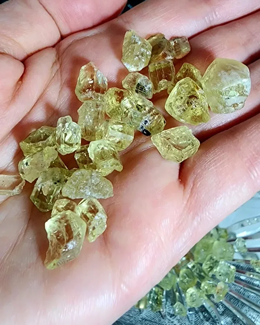 Yellow Apatite Raw Crystal