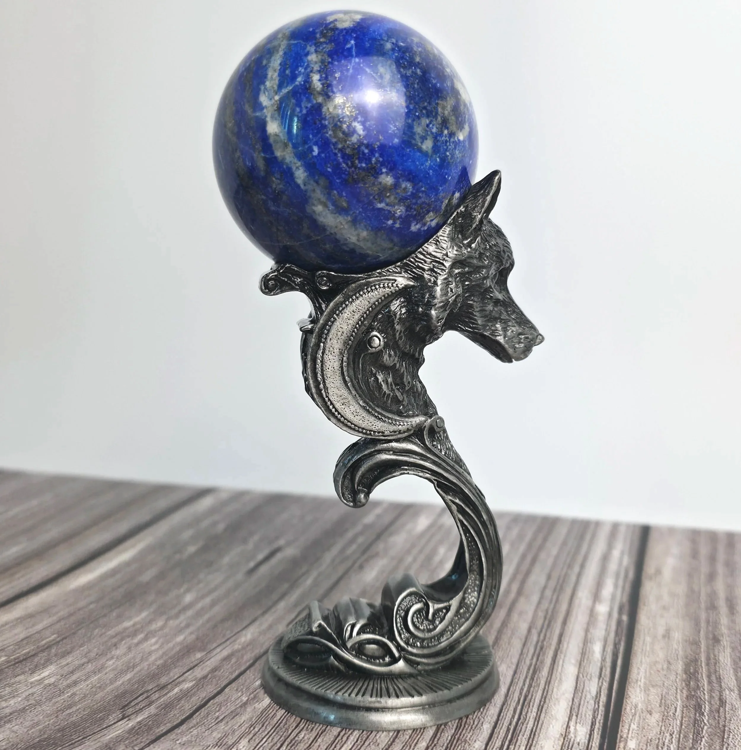 silver wolf moon sphere stand.jpg