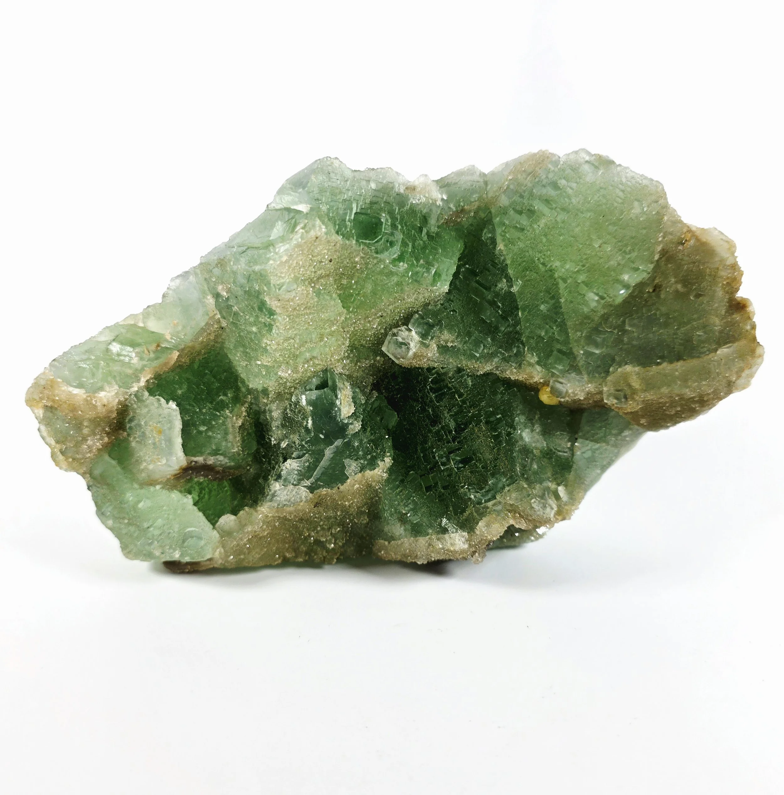Madagascar Green UV Fluorite Specimen - Cubic Wonder