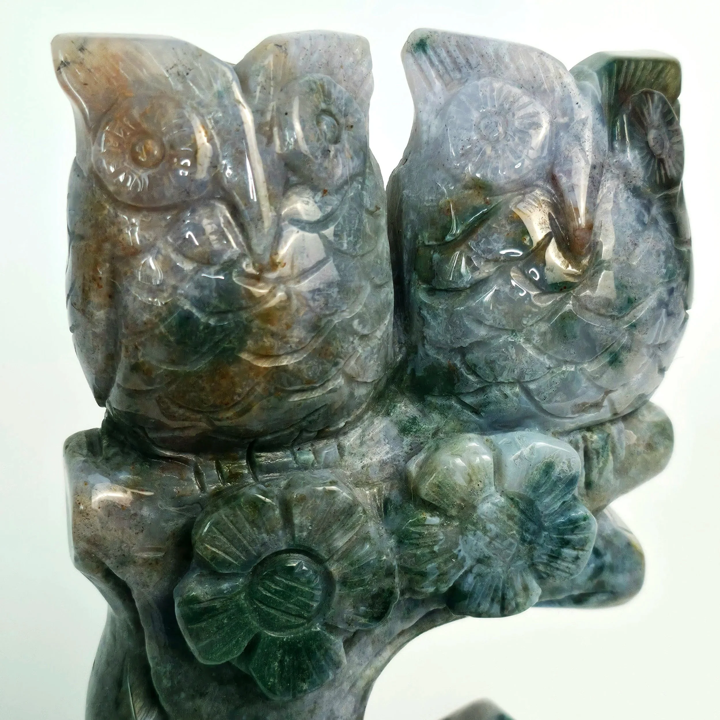 Ocean Jasper Moss Agate Twin Owls.jpg