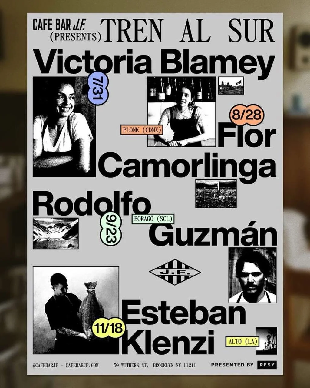 @cafebarjf is kicking off &ldquo;Tren al Sur,&rdquo; a series of collaboration dinners featuring chefs who specialize in South American cuisine.

The first dinner, which will take place on July 31, is cohosted by @victoriablamey and their own @franci