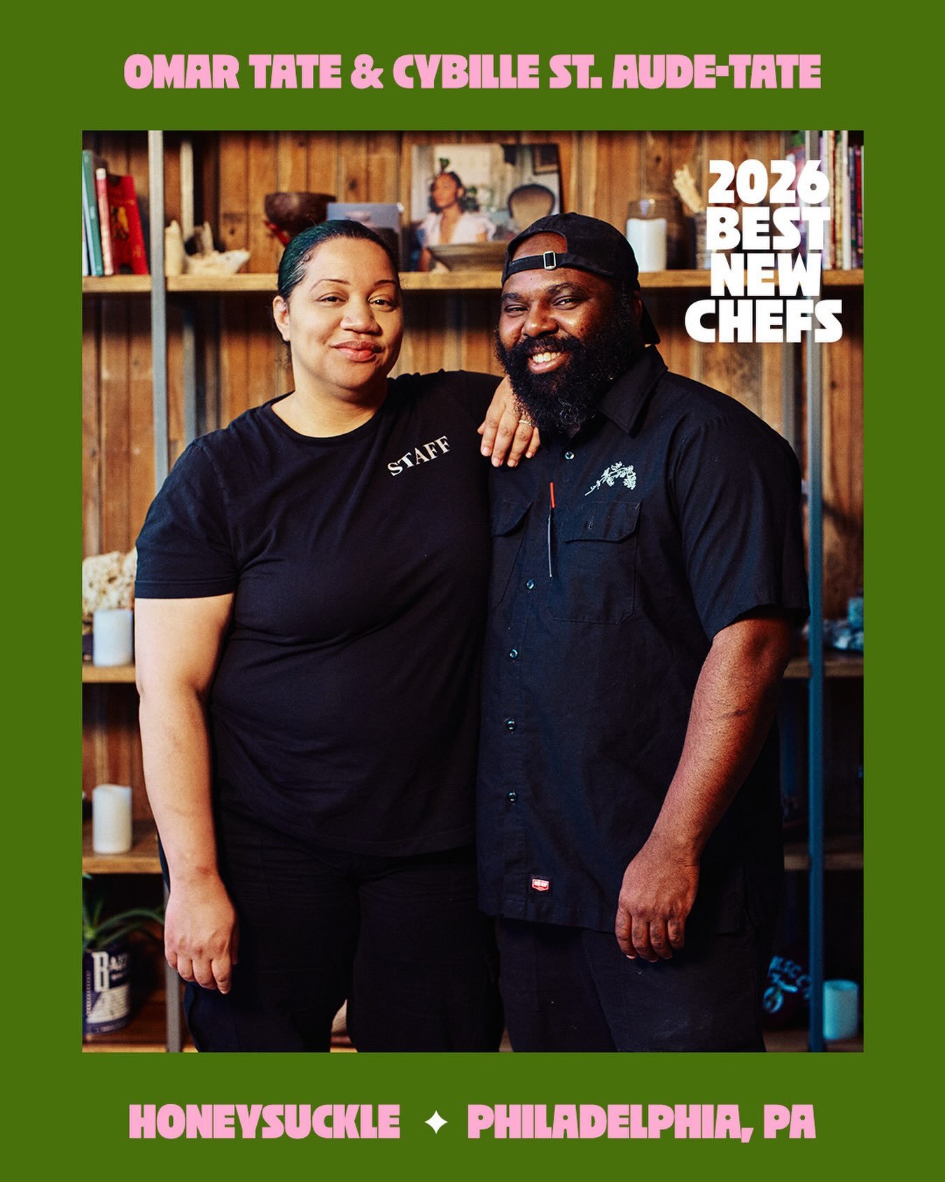 Congratulations to @cybille_staude_tate &amp; @coltrane215  for being honored as one of @foodandwine&rsquo;s 2026 Best New Chefs! 💥 

&ldquo;That communal and cheerful approach is the restaurant&rsquo;s secret sauce &mdash; no solemn opining over lo