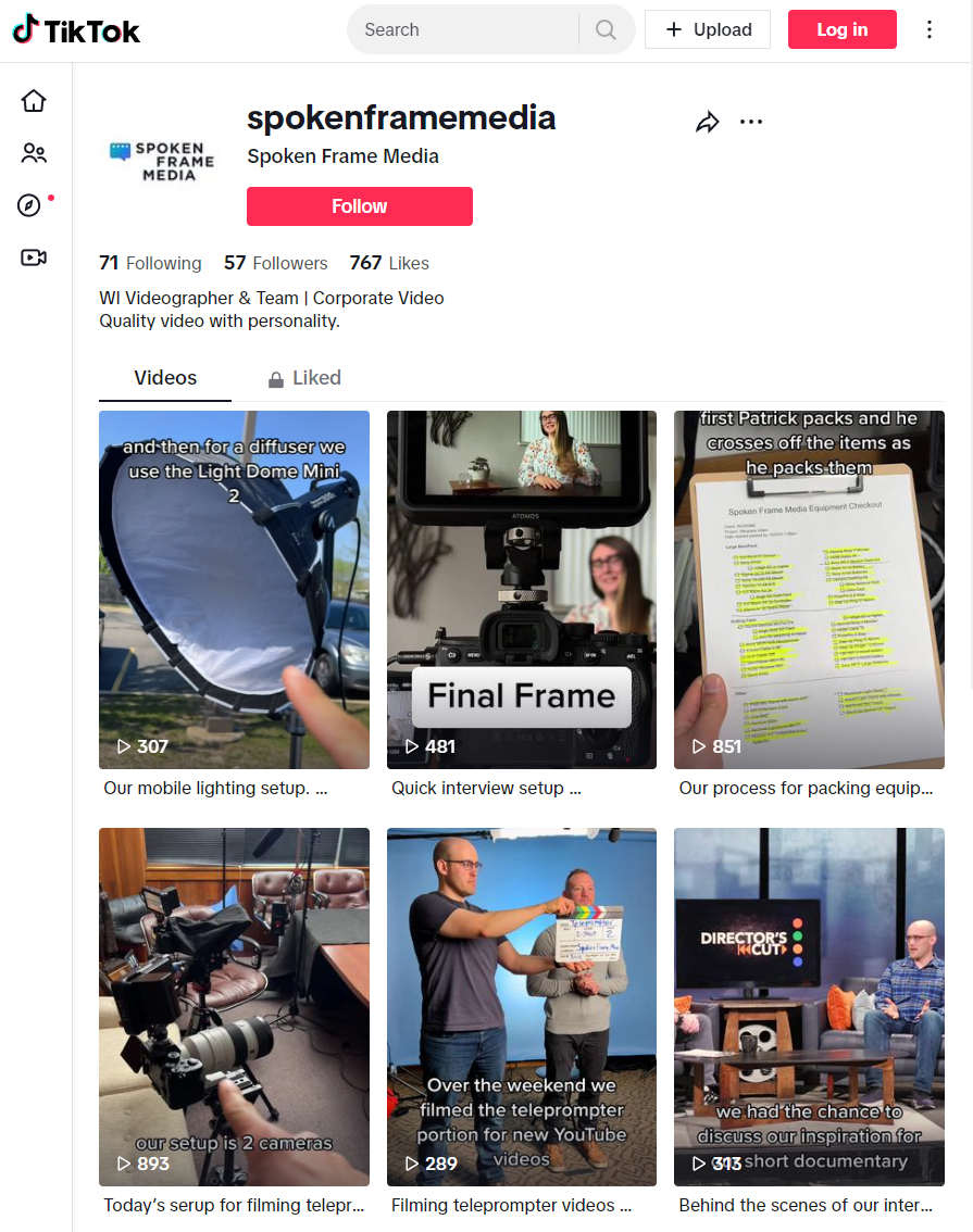 Spoken Frame Media TikTok