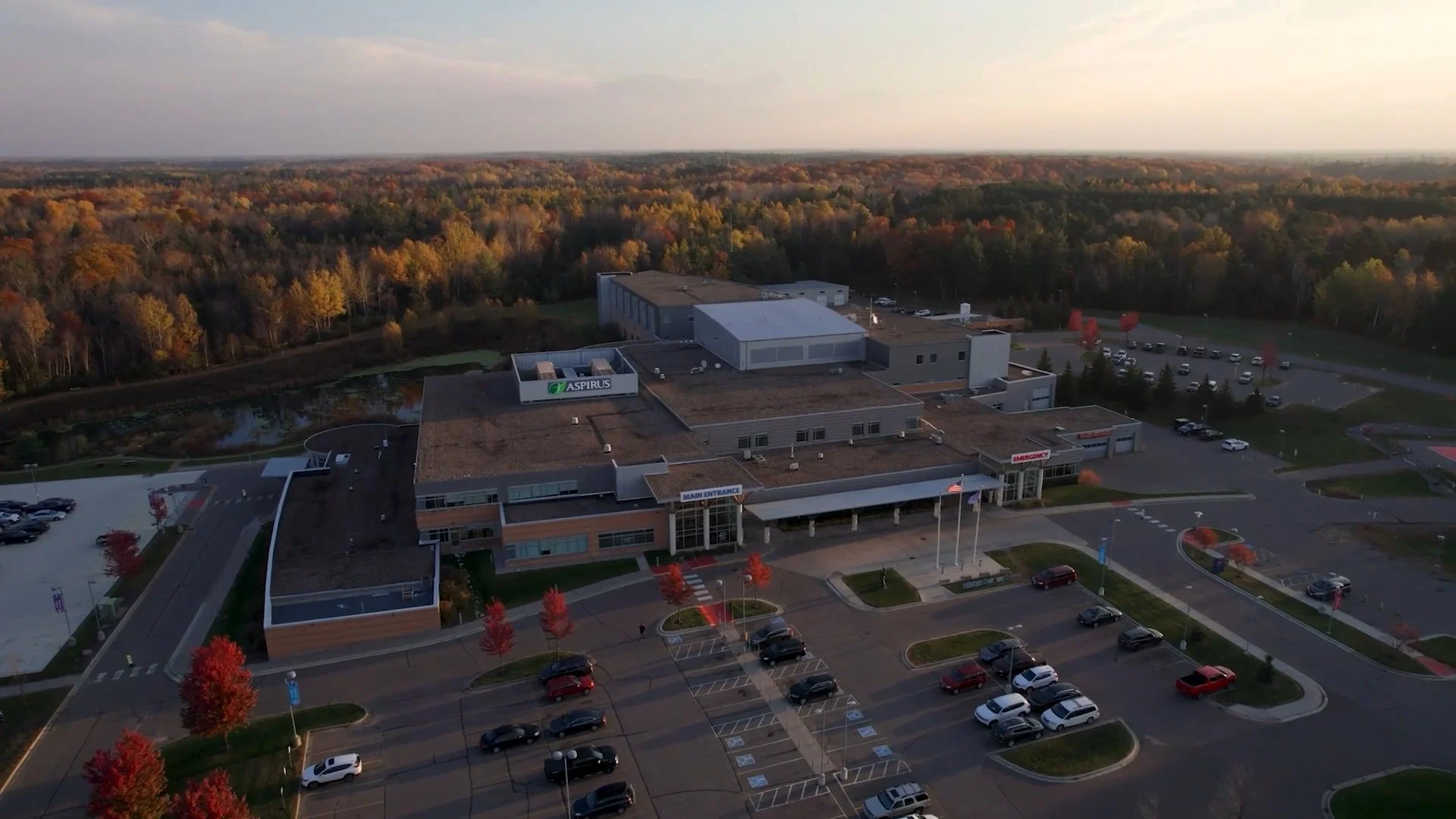 Hospital Drone Photo