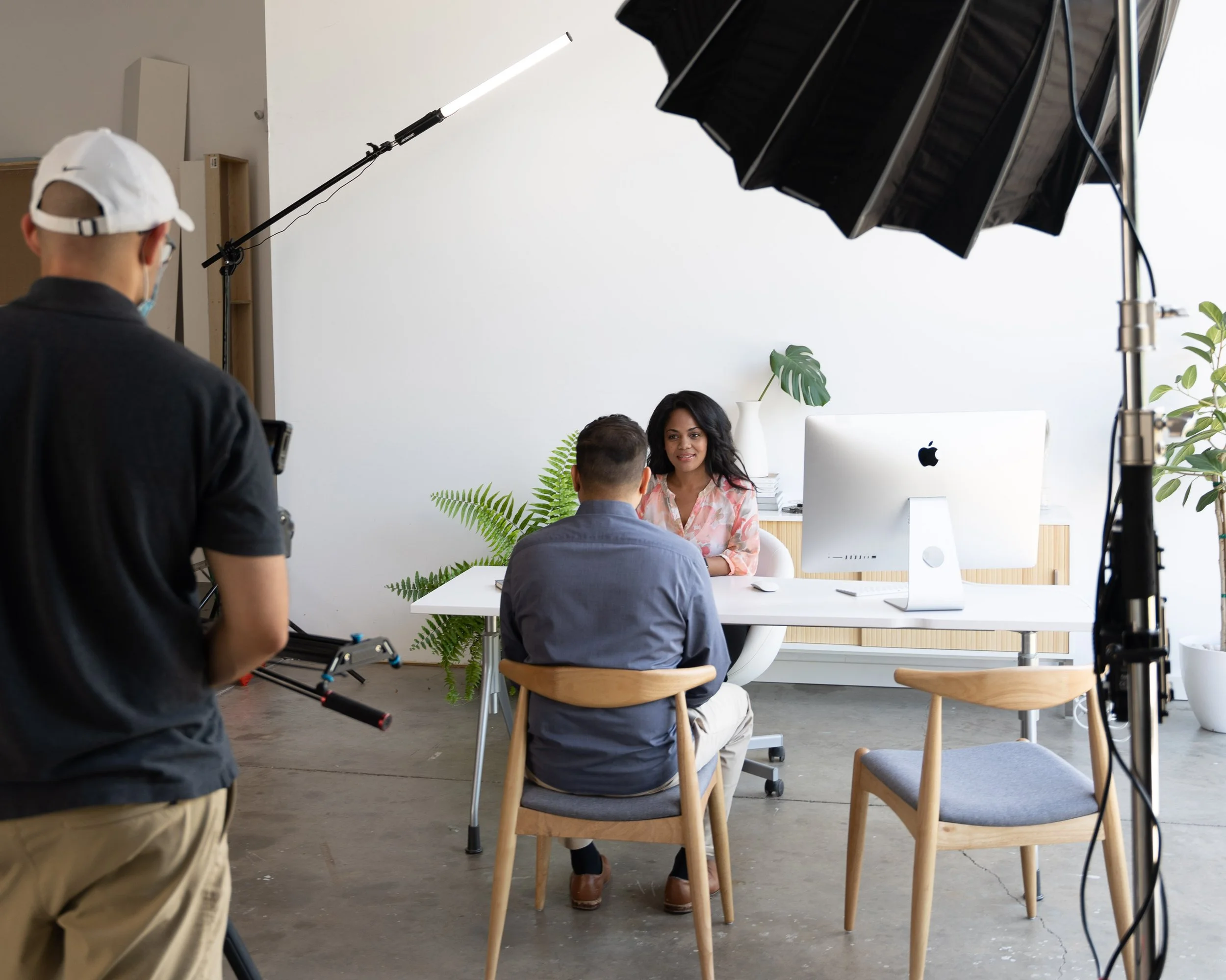 Filming in Studio - Madison Wisconsin Video Production