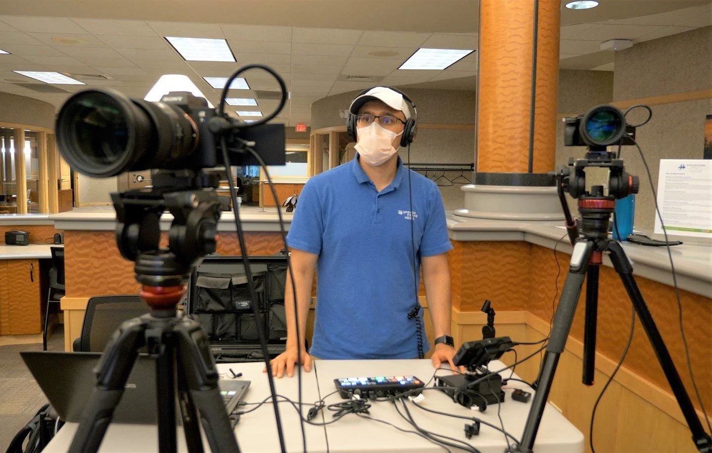 Spoken Frame Media Livestream Setup
