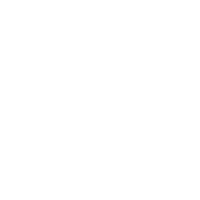 Line chart with an upward trend and a hand holding a pencil next to a pie chart.