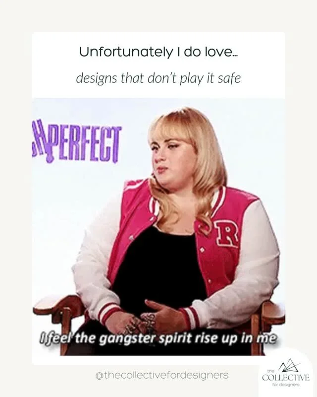 Unfortunately&hellip; the designers we work with love pattern, color, and taking a little risk.⁠
⁠
Interior design isn&rsquo;t about playing it safe, it&rsquo;s about creating spaces with personality, depth, and confidence.⁠
⁠
Unfortunately&hellip; w