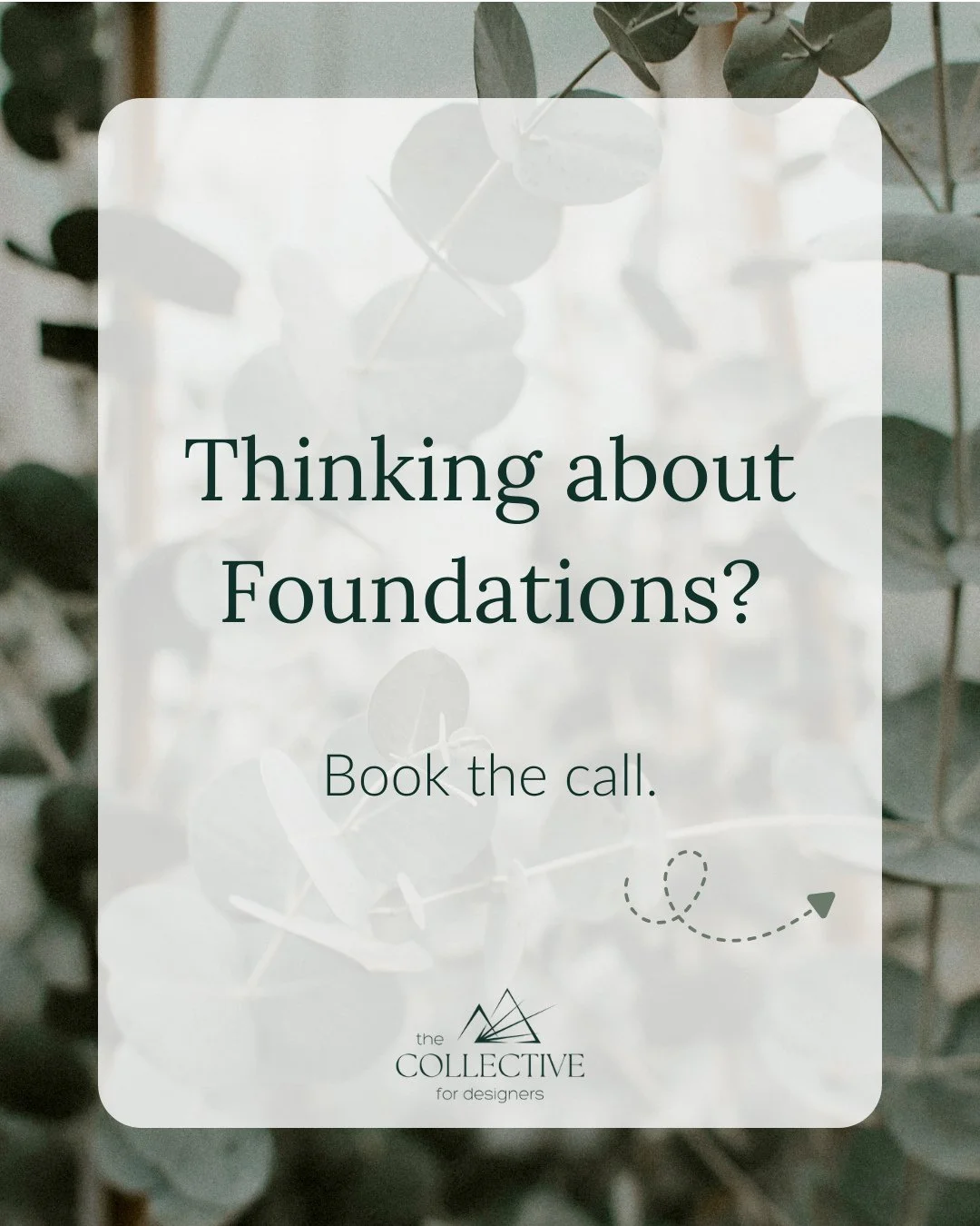 If Foundations has been quietly sitting in the back of your mind&hellip; this is your nudge.⁠
⁠
The first step isn&rsquo;t filling out paperwork. It&rsquo;s a conversation.⁠
⁠
We&rsquo;ll talk honestly about where you are, what&rsquo;s feeling unclea