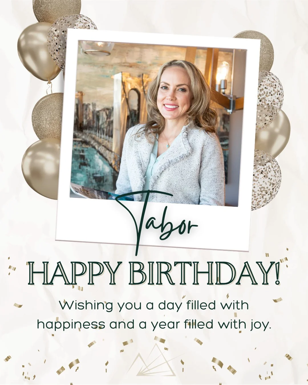 Happy Birthday to Tabor; my birthday twin and one of the kindest souls in the room!⁠
⁠
Tabor brings such patience, warmth, and steady joy wherever she goes. She&rsquo;s always smiling, always curious, always asking thoughtful questions and looking fo