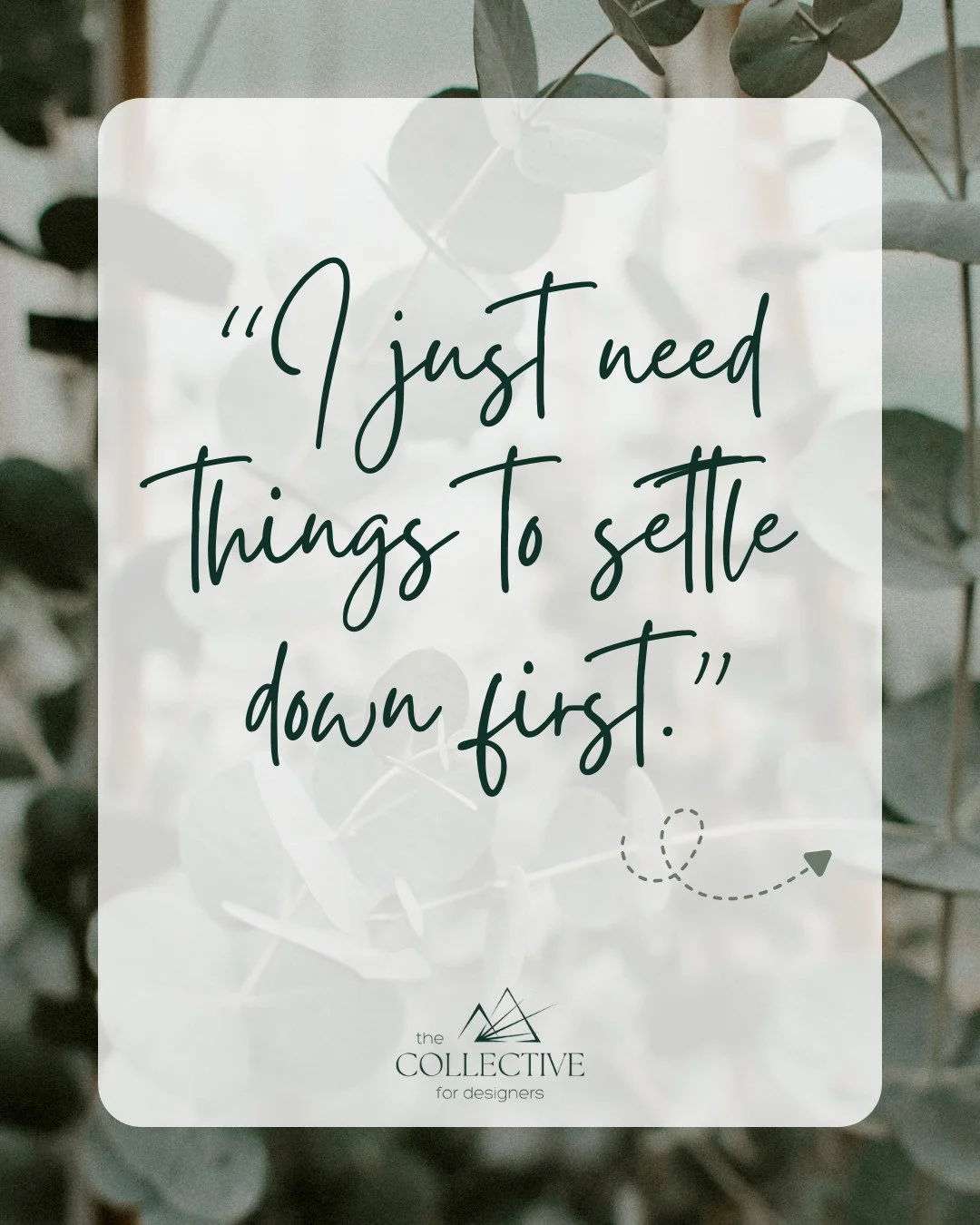 &ldquo;I just need things to calm down first.&rdquo;⁠
We hear this one a lot.⁠
⁠
But here&rsquo;s the honest question:⁠
When does business ever fully settle?⁠
⁠
Busy seasons don&rsquo;t create clarity.⁠
Slow seasons don&rsquo;t automatically create s