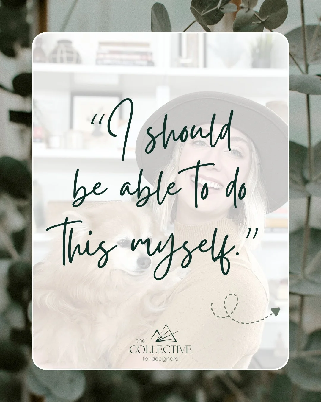 This is the quiet one.⁠
&ldquo;I should be able to do this myself.&rdquo;⁠
⁠
Most of the designers we work with are smart. Driven. Capable. High-achieving. They&rsquo;ve figured out everything else in their lives.⁠
⁠
So asking for support in business