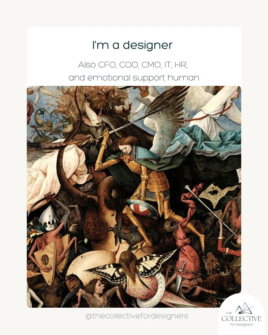 Expert in My Craft, Intern at Everything Else⁠
Can we talk about the identity crisis of being really good at your craft and violently underprepared to run a business.⁠
⁠
The math? Rude.⁠
The emails? Endless.⁠
The talent? Still unmatched.⁠
⁠
If this c