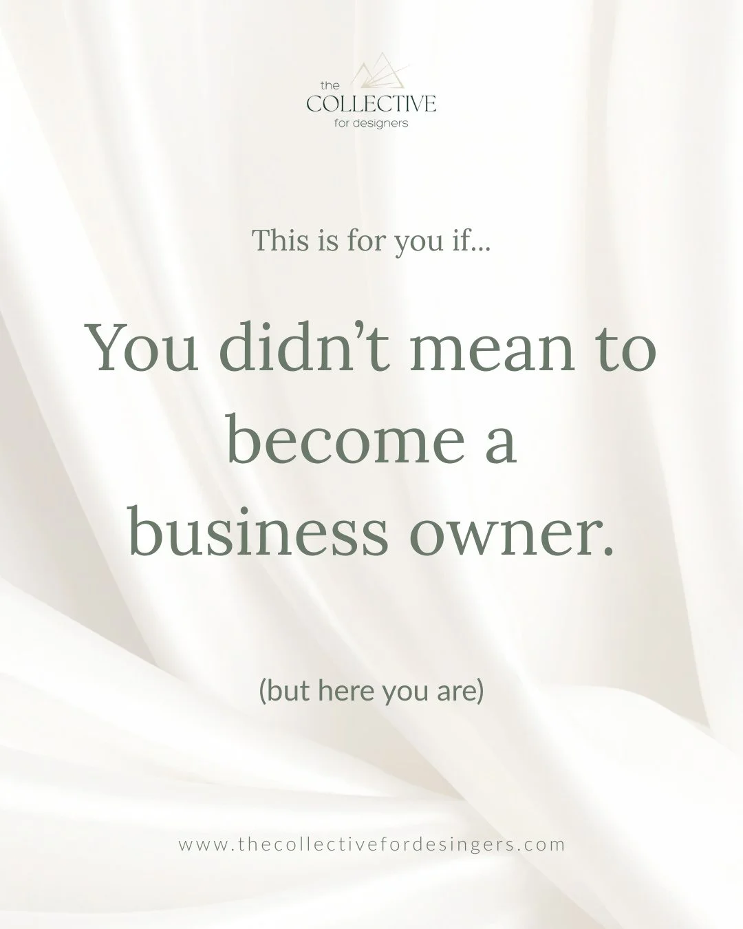 You didn&rsquo;t build a business. You fell into one.⁠
And for a while&hellip; that works.⁠
⁠
You rely on talent.⁠
Instinct.⁠
Figuring it out as you go.⁠
⁠
Until it doesn&rsquo;t.⁠
⁠
Until you&rsquo;re juggling clients, timelines, invoices, decisions