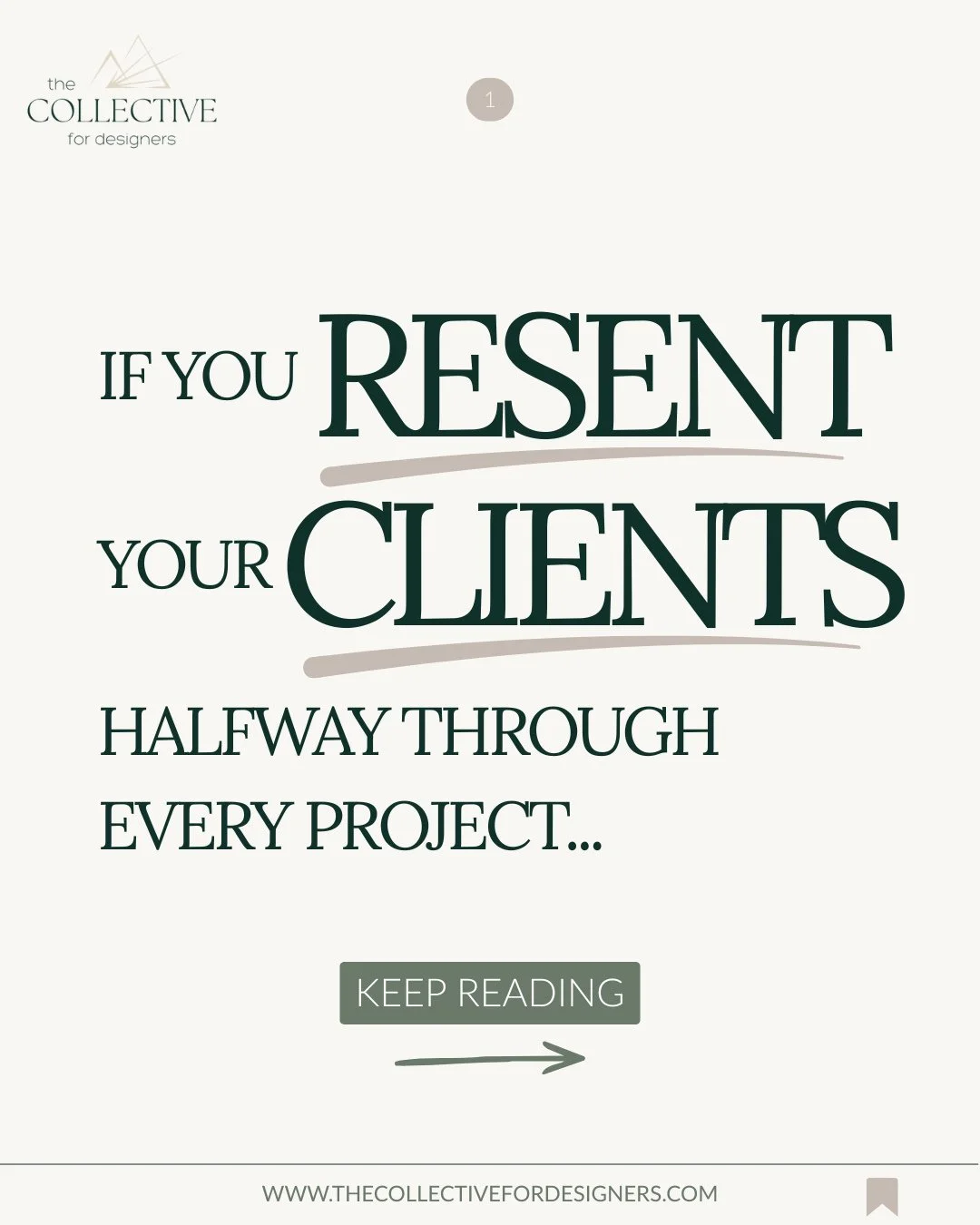 One of the most uncomfortable truths about pricing... The thing you're calling burnout might actually be resentment.⁠
⁠
Not resentment toward your clients. Resentment rooted in a business model that isn't working for you.⁠
⁠
Because when pricing is b