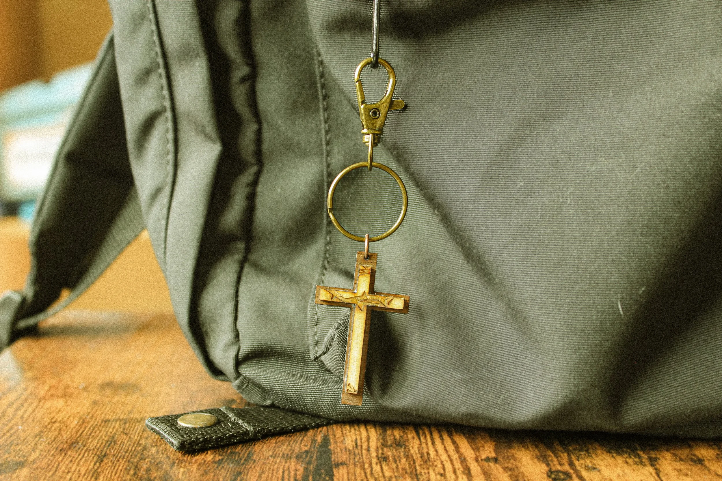 Cross Keychain