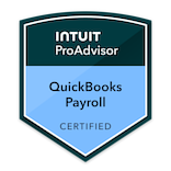 Intuit ProAdvisor badge for QuickBooks Payroll certification