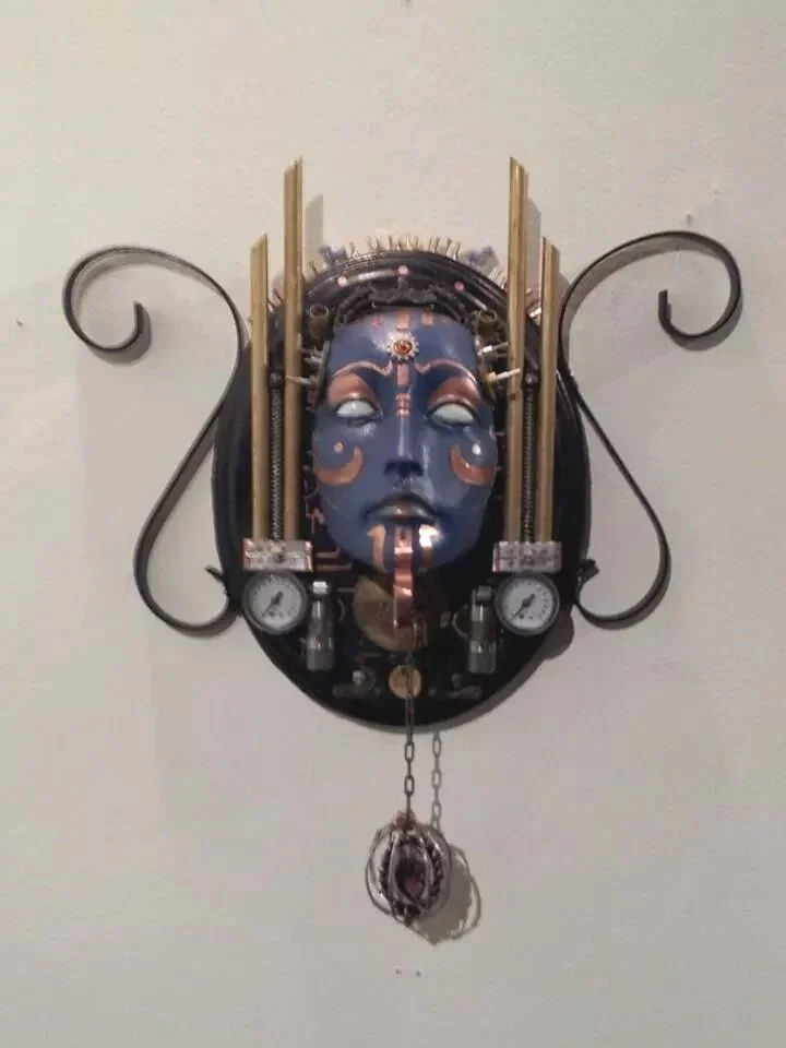 Deity, made from found parts and bits of myself. 