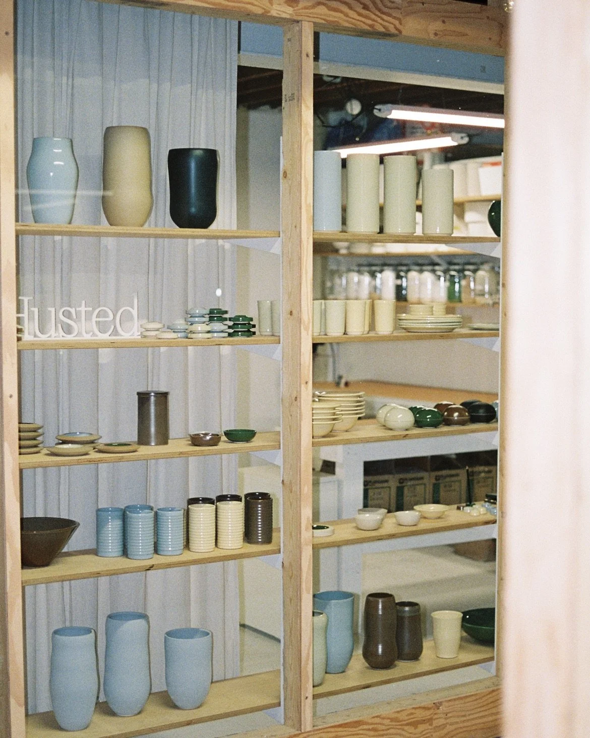 Studio window, photographed by Brit Savage - 2023