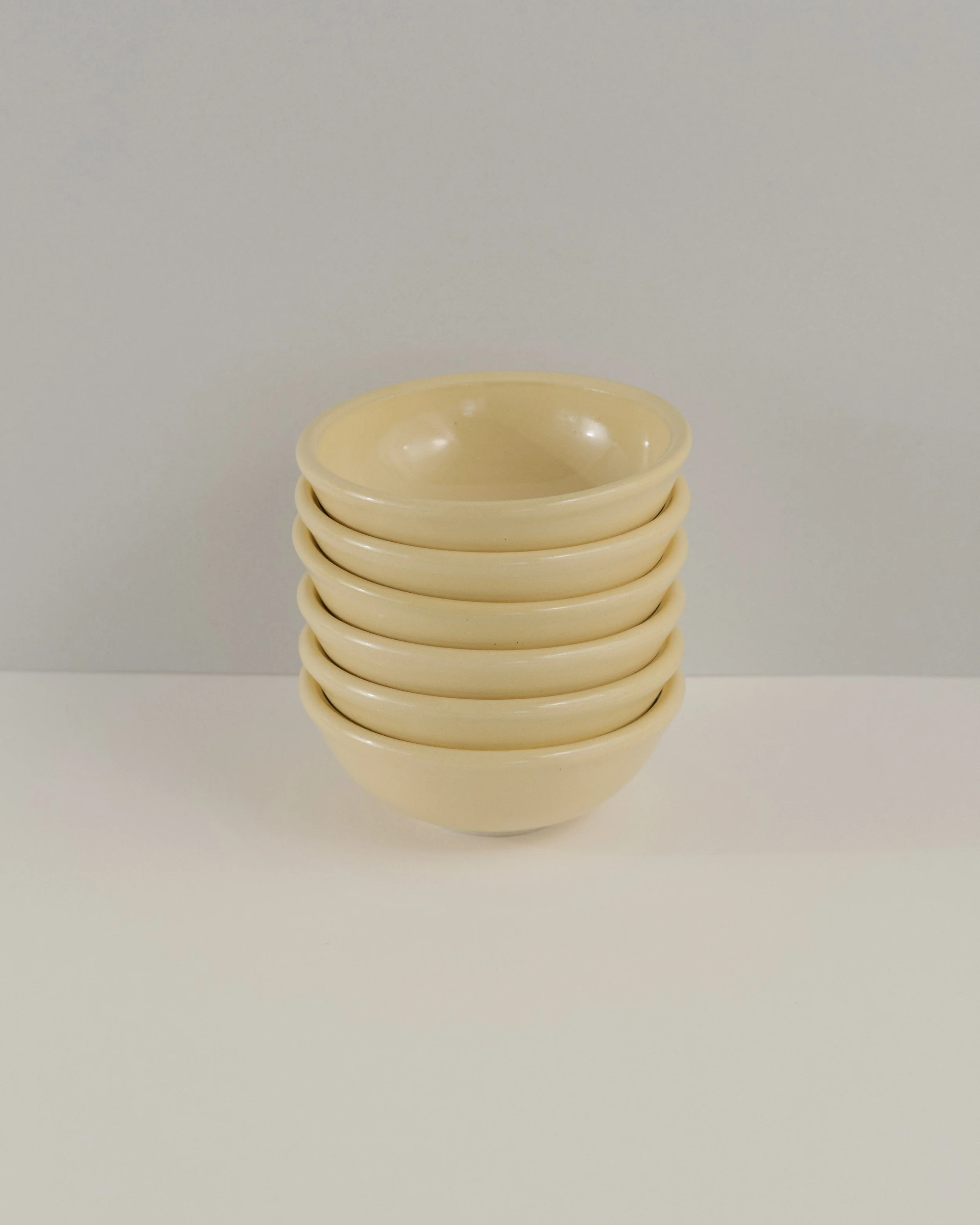 Yellow bowls, stacked - 2022
